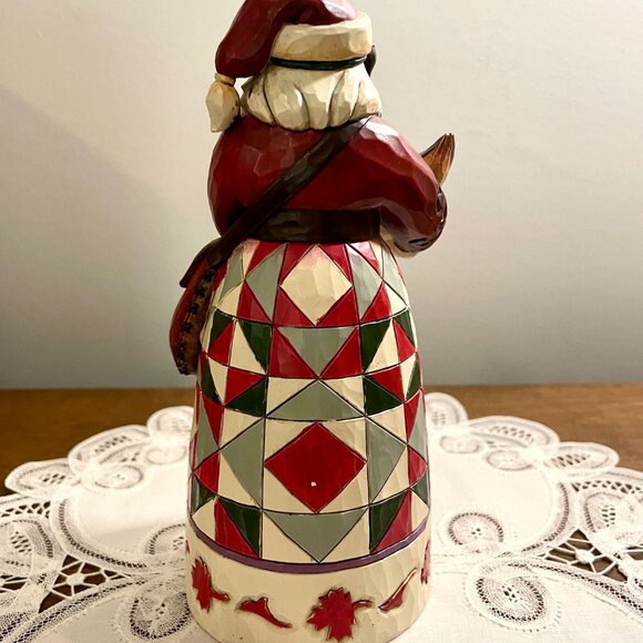 "Jim Shore" Heartwood Creek, 2010 Santa holding Canada Goose #4017648 - Picture 3 of 8